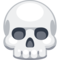 Skull emoji on Facebook